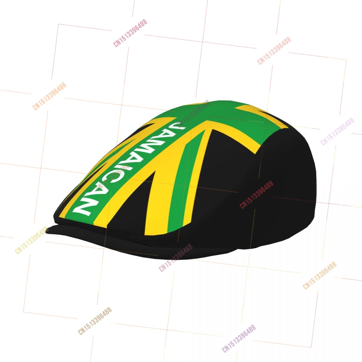 Newsboy Cap Ivy - Jamaica UK Flag Men Women Flat