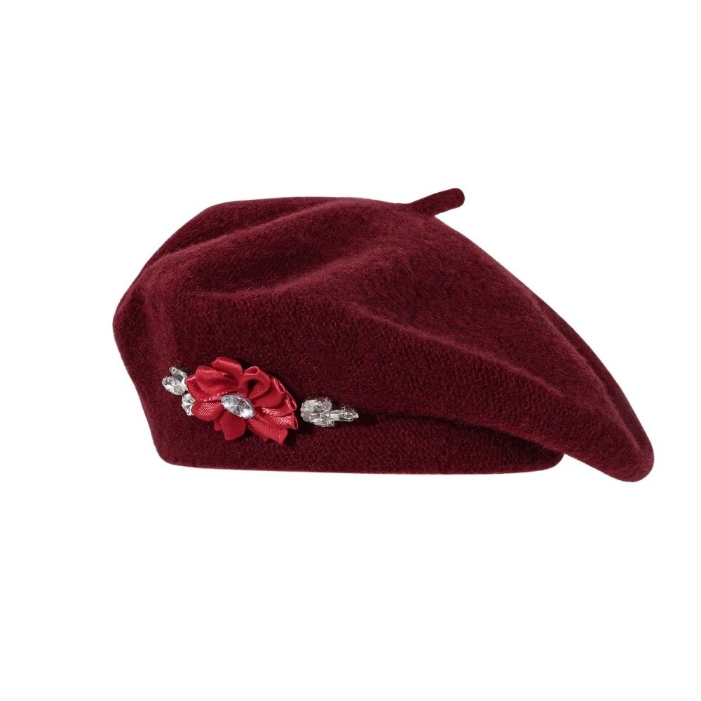 Sweet Solid Color Wool Beret C - Beret French Wool recension och pris