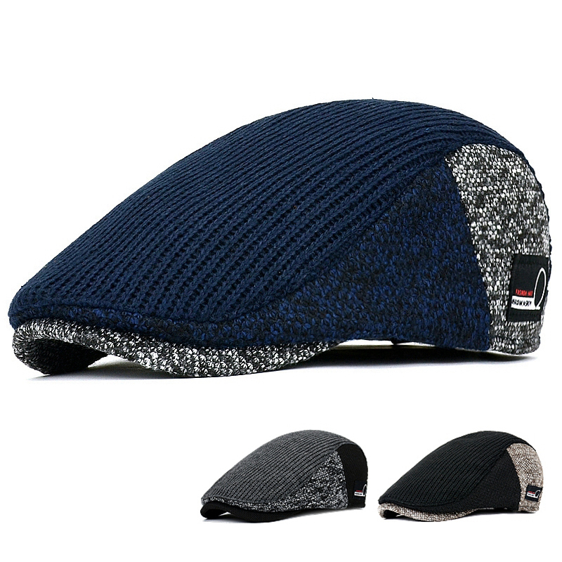 Men Newsboy Hats Thick Autumn  - Dad Hat Cotton recension och pris